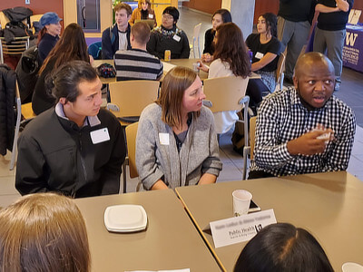 group discussing public health